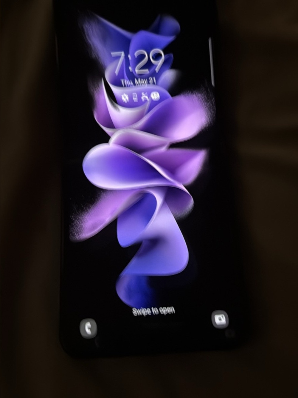 Tempered Screen Protector for Purple Display Smartphones - Black Frame